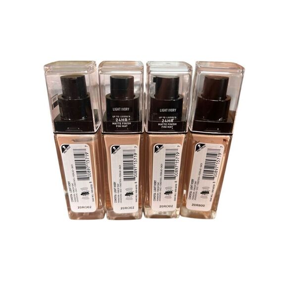 4 NYX PROFESSIONAL MAKEUP Light ivory Can't Stop Won't Stop Foundation 24h - Picture 2 of 2